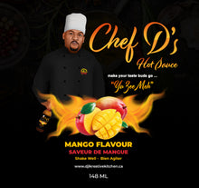 Load image into Gallery viewer, Chef D's Mango Flavour Hot Sauce